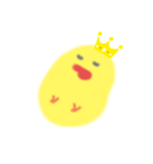王冠ひよこ(B＆Y)（個別スタンプ：8）