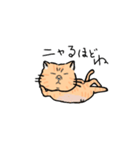 ぶさネコ茶（個別スタンプ：1）