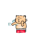 ぶさネコ茶（個別スタンプ：6）