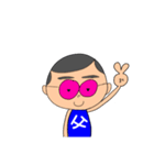 グローバルお父さん（個別スタンプ：4）