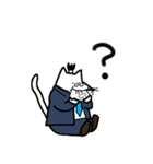 にゃんまげもぐら お仕事編（個別スタンプ：11）