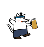 にゃんまげもぐら お仕事編（個別スタンプ：35）