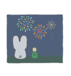 うっちゃん、うさ道を行く 〜夏〜（個別スタンプ：39）