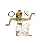 古代エジプト ハッピーライフ7    女王編（個別スタンプ：21）