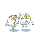 ミミズク親子（個別スタンプ：1）