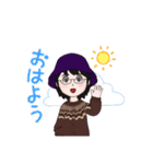 ニコと私（個別スタンプ：3）