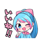 あみりちゃんパーカーバージョン（個別スタンプ：1）