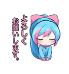 あみりちゃんパーカーバージョン（個別スタンプ：3）