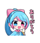あみりちゃんパーカーバージョン（個別スタンプ：5）