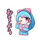 あみりちゃんパーカーバージョン（個別スタンプ：8）