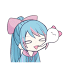 あみりちゃんパーカーバージョン（個別スタンプ：17）