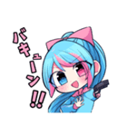 あみりちゃんパーカーバージョン（個別スタンプ：24）