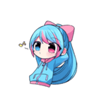 あみりちゃんパーカーバージョン（個別スタンプ：33）