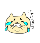 素朴なゆる猫〜にょいにょい〜（個別スタンプ：9）