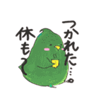 毎日つかえる 使いやすい色とり鳥インコ（個別スタンプ：21）