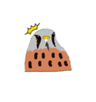 チョウゲンボウが主役！（個別スタンプ：17）
