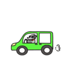 黒ラブ life  ー真っ黒犬の休日 ー（個別スタンプ：11）