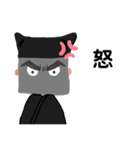黒子さんの思うこと（個別スタンプ：3）
