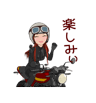 ネイキッドバイク女子3（個別スタンプ：2）
