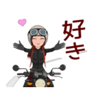 ネイキッドバイク女子3（個別スタンプ：6）