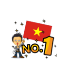 国旗No.1-（アジア/オーストラリア）（個別スタンプ：18）