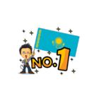 国旗No.1-（アジア/オーストラリア）（個別スタンプ：31）