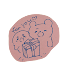 ふわふわアザラシちょっとシロクマ（個別スタンプ：24）
