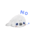 しろくろなどうぶつ（個別スタンプ：8）
