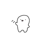 しろいへにょへにょ（個別スタンプ：7）