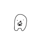 しろいへにょへにょ（個別スタンプ：16）