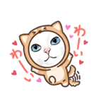 猫の絵、犬の絵スタンプ。（個別スタンプ：25）