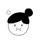 絵心ない顔スタンプ。（個別スタンプ：6）