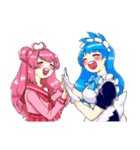 メイドの芽衣さん2＆りぼんちゃん（個別スタンプ：39）
