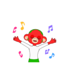 赤い人です。（個別スタンプ：13）