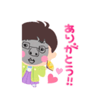 延弘と里江の物語（個別スタンプ：3）