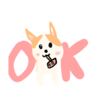かわいい犬のスタンプ ポテト 168（個別スタンプ：7）