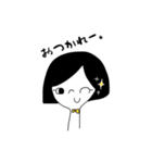 日常会話(おかっぱ女子)（個別スタンプ：31）
