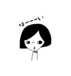 日常会話(おかっぱ女子)（個別スタンプ：34）