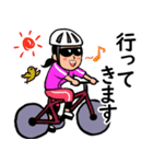 【女性版】自転車乗りのラインスタンプ1（個別スタンプ：13）