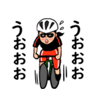 【女性版】自転車乗りのラインスタンプ1（個別スタンプ：15）