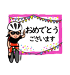 【女性版】自転車乗りのラインスタンプ1（個別スタンプ：16）