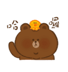 BROWN with CONY and SALLY daily（個別スタンプ：1）