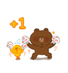 BROWN with CONY and SALLY daily（個別スタンプ：37）