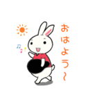 うさぎ卓球（個別スタンプ：2）