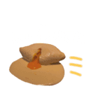 オムライスで会話できる？（個別スタンプ：3）