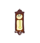 掛け時計の日常スタンプ（個別スタンプ：9）