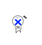 【ゆるい日常会話】しろたまスタンプ（個別スタンプ：15）