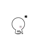 【ゆるい日常会話】しろたまスタンプ（個別スタンプ：21）
