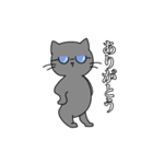 スマート猫くん(日常)（個別スタンプ：4）