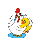 CHICKEN and BROWN ＆ FRIENDS職場（個別スタンプ：16）